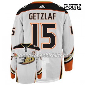 Anaheim Ducks COREY PERRY 15 Adidas Wit Authentic Shirt - Kinderen